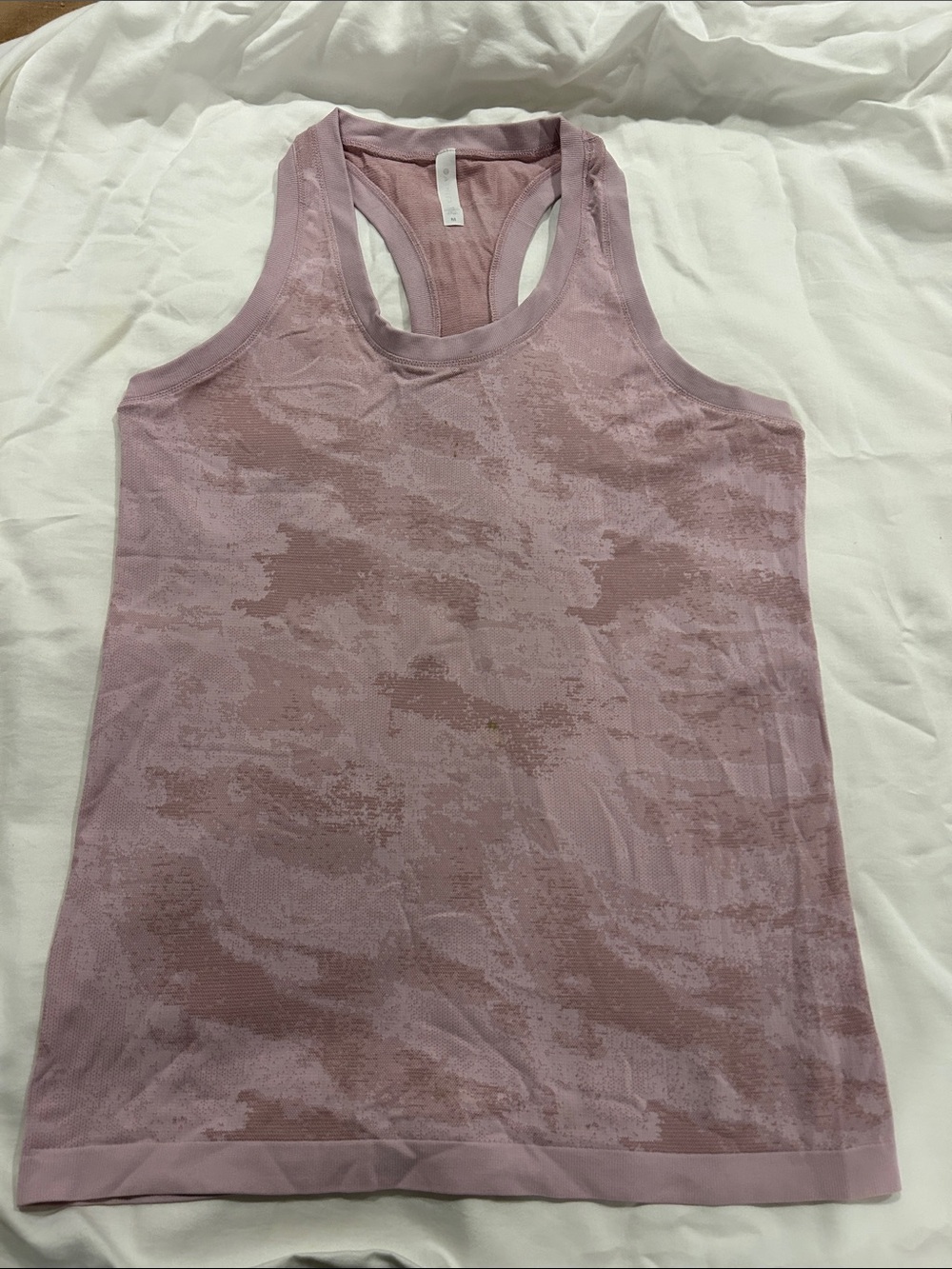 Athleta Mauve Pink Racerback Performance Tank